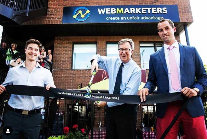 WebMarketers opening met burgemeester